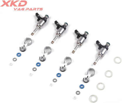 ya 10 9.16 baidi 4 * Fuel Injector and Repair Kit EA888 2.0T Fits for Golf for JETTA CC for Audi A3 A4 A6 TT-