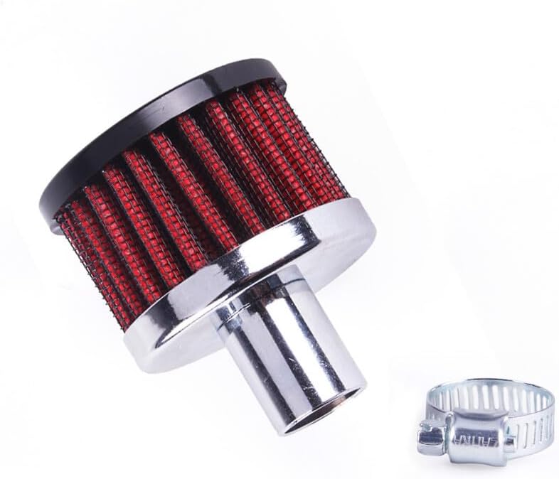 ya 13 9.15 baidi 2¡ÁRed 19mm Cold Air Intake Filter Turbo Vent Crankcase Car Breather Valve Cover