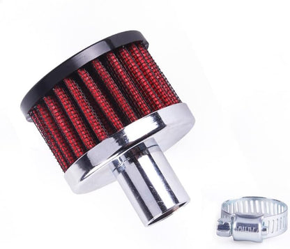 ya 13 9.15 baidi 2¡ÁRed 19mm Cold Air Intake Filter Turbo Vent Crankcase Car Breather Valve Cover
