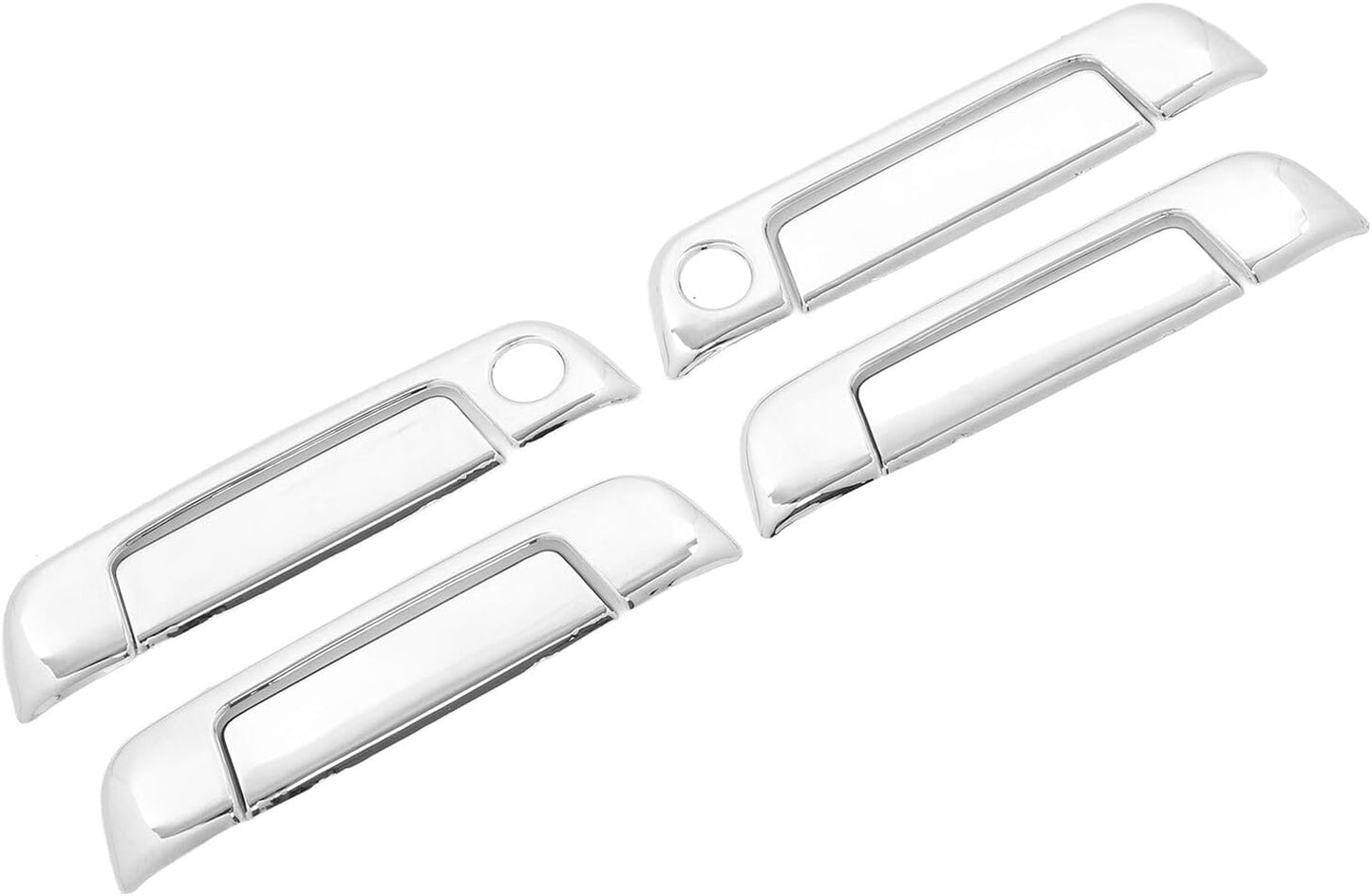 ya 2 8.15 Auto 4 Sets Exterior Door Handle Cover ABS Chrome Weatherproof Part for E32