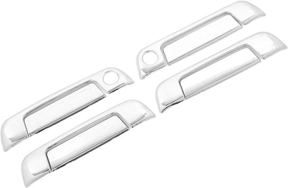 ya 2 8.15 Auto 4 Sets Exterior Door Handle Cover ABS Chrome Weatherproof Part for E32