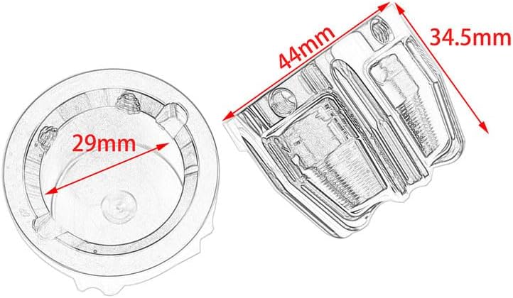 ya 2 8.15 Motorcycle 29MM Front Axle Nut Cover Cap Fit for Harley Softail Dyna Touring