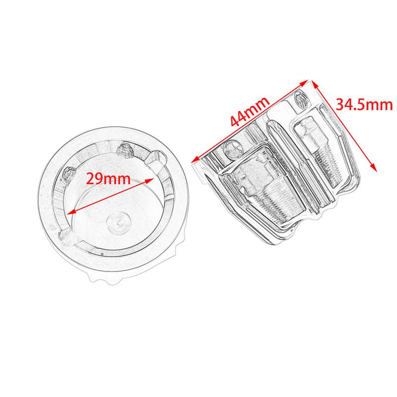 ya 28 10.13 zhengce Motorcycle 29MM Front Axle Nut Cover Cap Fit for Harley Softail Dyna Tourin