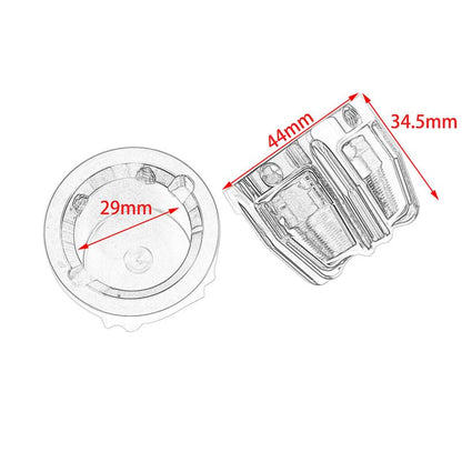 ya 28 10.13 zhengce Motorcycle 29MM Front Axle Nut Cover Cap Fit for Harley Softail Dyna Tourin