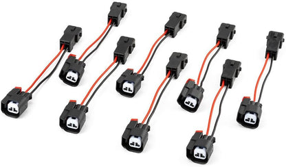 ya 4 8.8 8Pcs LS1 LS6 LT1 EV1 Engine wire Harness to LS2 LS3 LS7 EV6 Injector Adapters