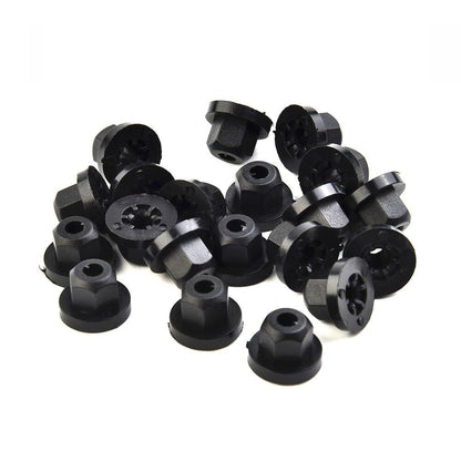 ya 13 9.15 baidi 20x Plastic Nuts with Collar Suitable for E36 E39 E46 E60 E61 E65 E90 E91 X3