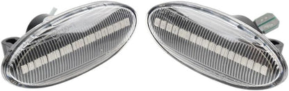 ya 4 8.8 Dynamic Clear LED Side Marker Turn Signal Light for Nissan Qashqai Juke X-trail