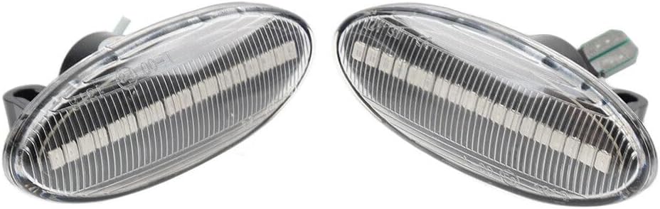 ya 13 9.15 baidi Dynamic Clear LED Side Marker Turn Signal Light for Nissan Qashqai Juke X-t