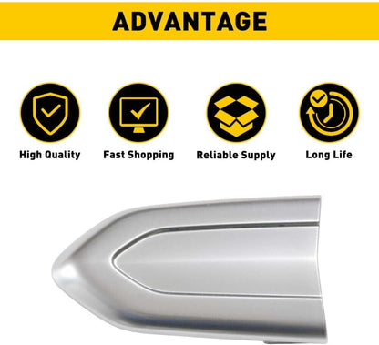 ya 5 8.10 New White Front Left Door Lock Cylinder Baffle Protective Cover Suitable for Cadillac ATS XTS CTS CT6