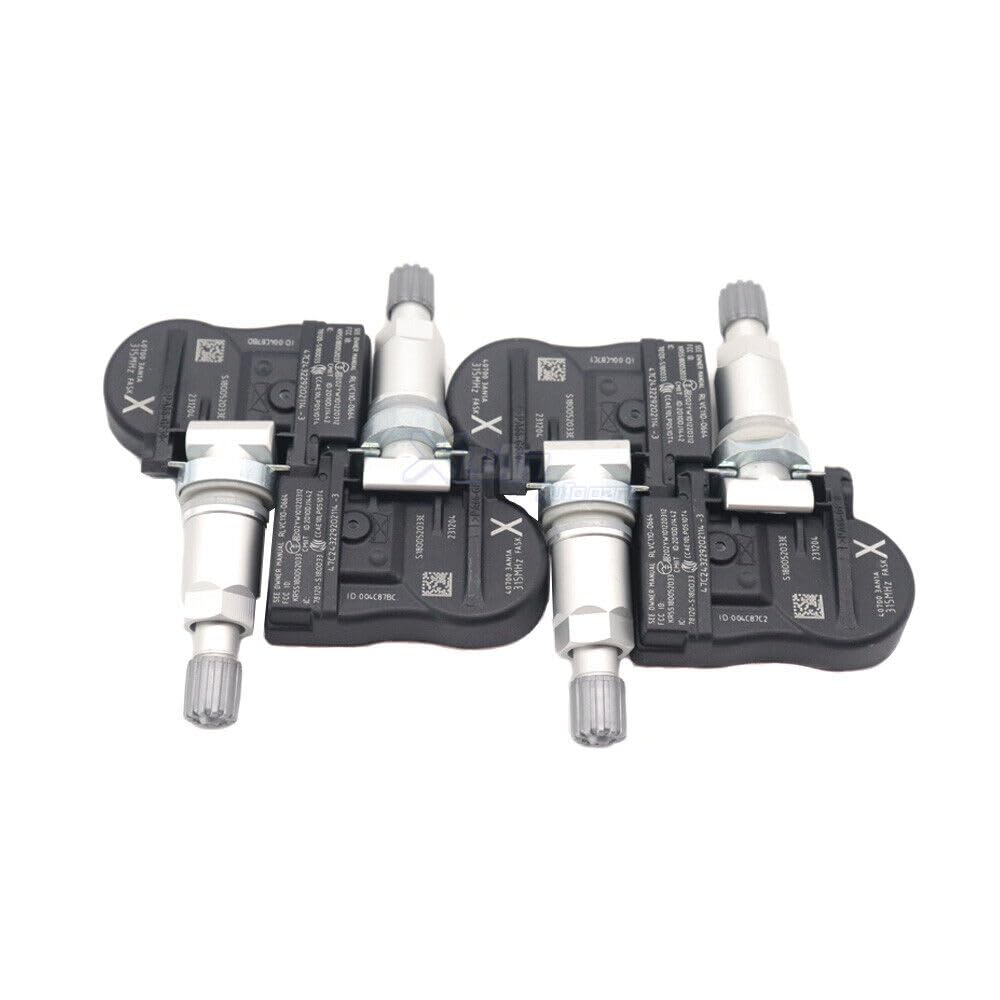 ya 4 8.8 40700-3AN1A Set (4) TPMS Tire Pressure Sensor for Nissan Leaf Sentra Versa 315Mhz