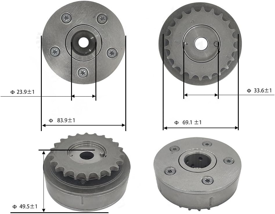 ya 9 10.24 Camshaft adjuster actuator 06B109088D for VW for Passat for Audi for A4 A6 2.0L