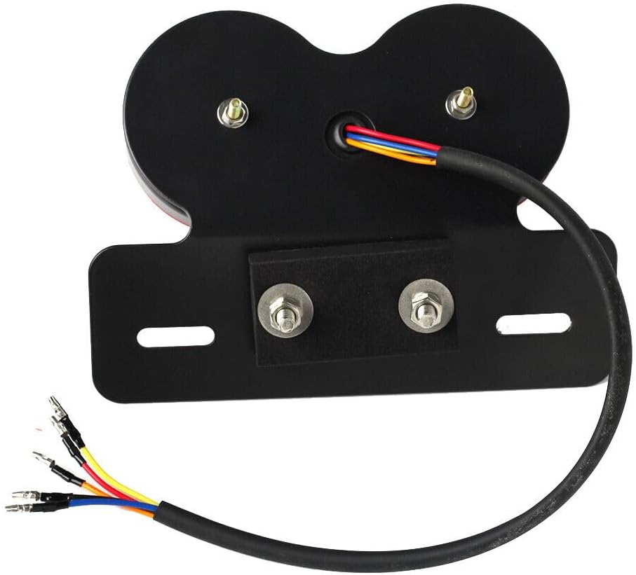 ya 7 8.24 baidi LED Motorrad R¨¹cklicht Blinker Bremslicht Heckleuchte Nummernschild Lampe Rot DE