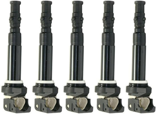 ya 4 8.14 5-piece ignition coil set for 2006-2010 for BMW M5 M6 5.0L V10 E60 E63 E64 12137835108
