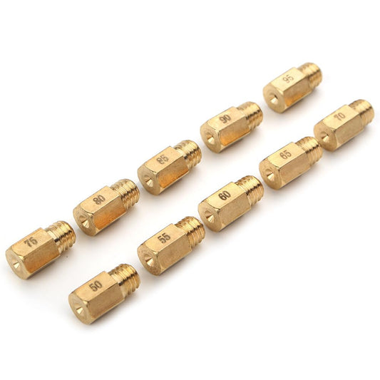 ya 4 8.10 10Pcs Carburetor Main Jet Fit for MIKUNI VM/TM/TMX AX100 50-95