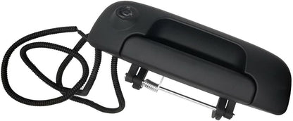 ya 10 9.16 baidi Rear Tailgate Handle w/Camera&Wiring Harness for Dodge for Ram 1500 2500 3500 Black