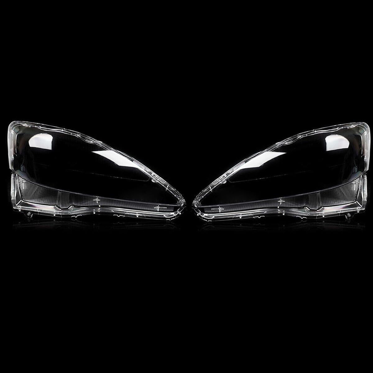 ya 4 8.10 Pair Front Headlight Lens Cover ABS for Lexus IS250 IS300 IS350 2006-2012