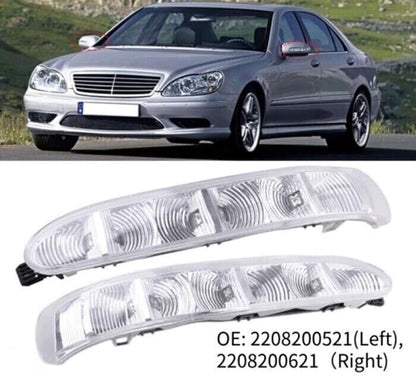 ya 4 8.24 baidi 2 Pieces Door Side Mirror Turn Signal Light Suitable for Mercedes CL S Class W220 W215 03-05
