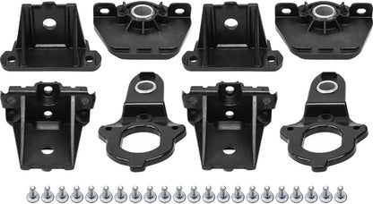 ya 5 8.10 2X Front Headlight Bracket Repair Kit For 2016-19 7 Series G11 G12 63117440362