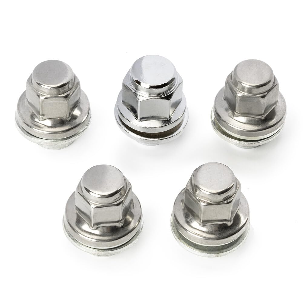 ya 10 9.16 baidi 5 Pieces Lug Nuts for Jaguar S-Type X-Type XJ XJR XF 1999-2011 C2C35294010 C2C35294 USA-