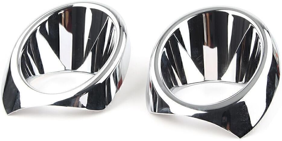 ya 4 8.24 baidi 2x Chrome Front Fog Lamp Light Cover Trim Decor Fit for Honda Pilot 2019 2020