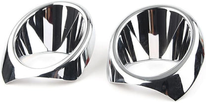 ya 4 8.24 baidi 2x Chrome Front Fog Lamp Light Cover Trim Decor Fit for Honda Pilot 2019 2020