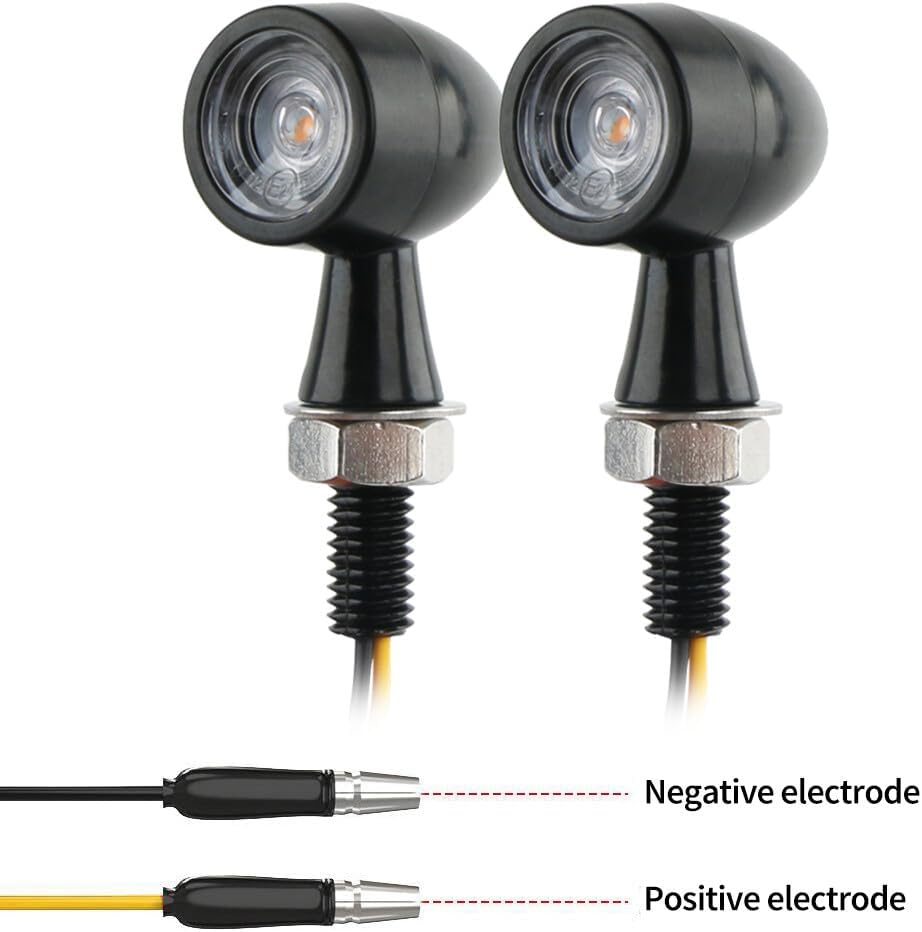 ya 11 9.14 zhengce 2pcs Motorcycle for Mini LED Turn Signal Brake Flasher Light for Honda for