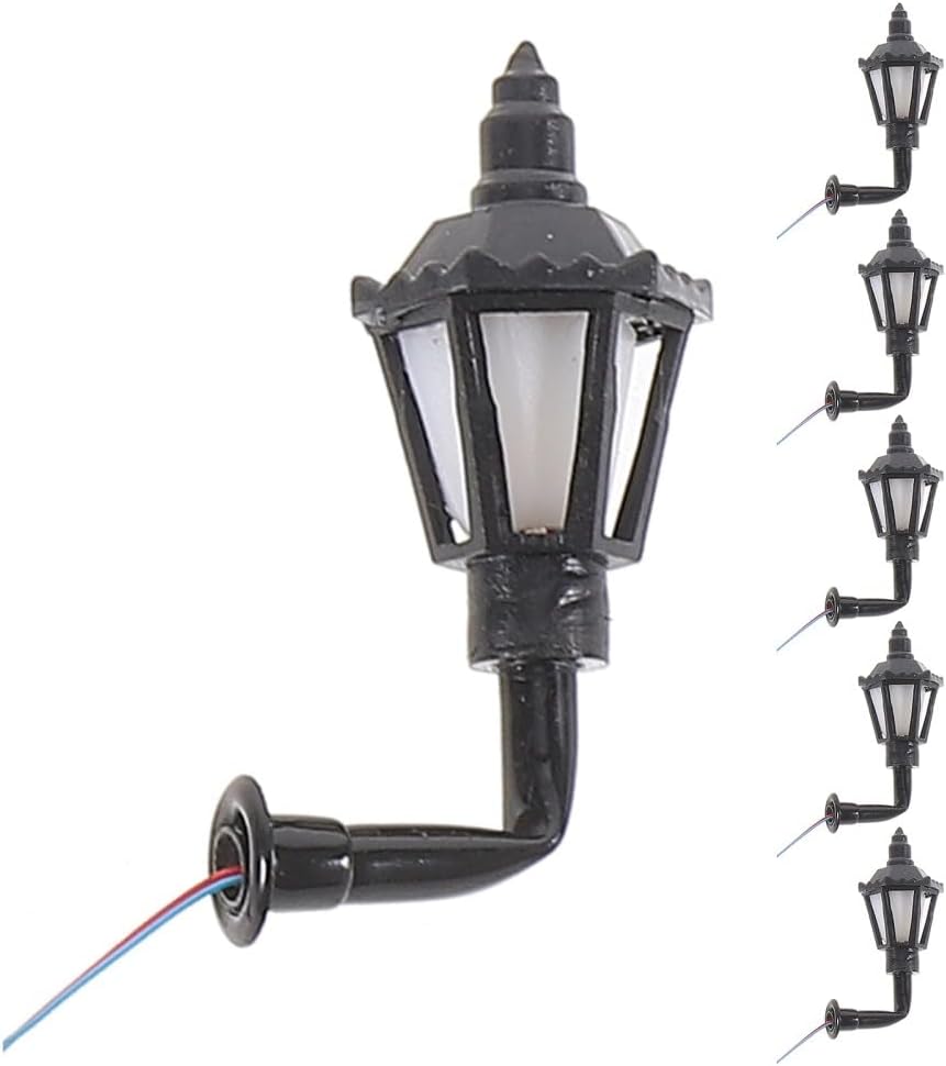 ya 13 9.15 baidi 6 Pcs European Style Wall Light Simulation Lamp Model for Miniatures