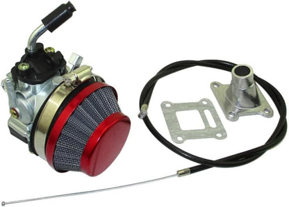 ya 13 9.15 baidi Carburetor Air Filter Throttle Cable Kit 47cc 49cc for Mini Pocket Bike ATV