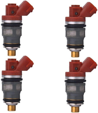 ya 4 8.8 4-Piece Set for Toyota Previa Flow Matched 2.4L 23250-76020 Fuel Injector FJ378