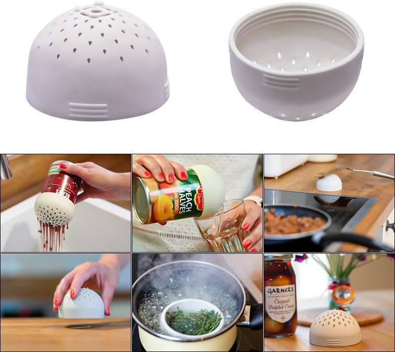 ya 14 9.20 baidi for Mini Can Colander Silicone Strainer for Food and Multi Use 3PCS-1