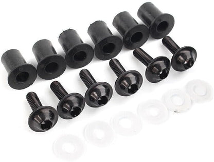 ya 23 10.7 baidi Windscreen Windshield Bolts Screw Fixing Kit Fit for Honda CBR250 300 650 900 Black