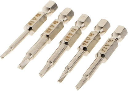 ya 26 10.21 baidi 5 Pcs Magnetic Head Small Screw Driver Set Screwdriver Bits-2
