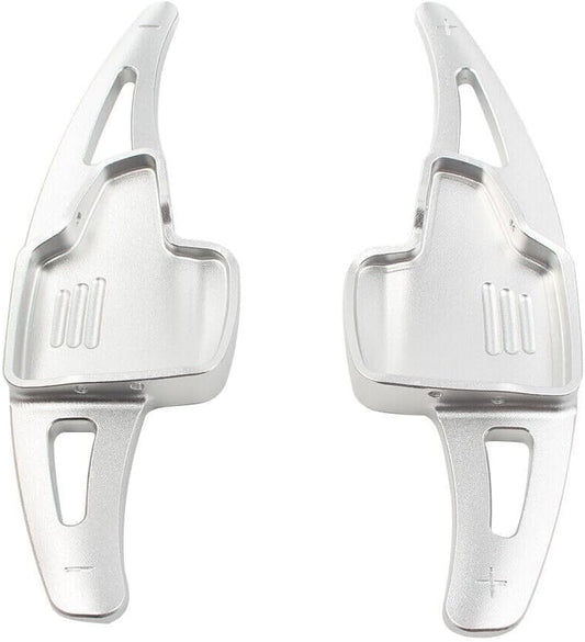 ya 4 8.8.2 for Ford Focus 15-17 &Escape 17-19 Silver 2x Car Shift Paddle Shifter Extension