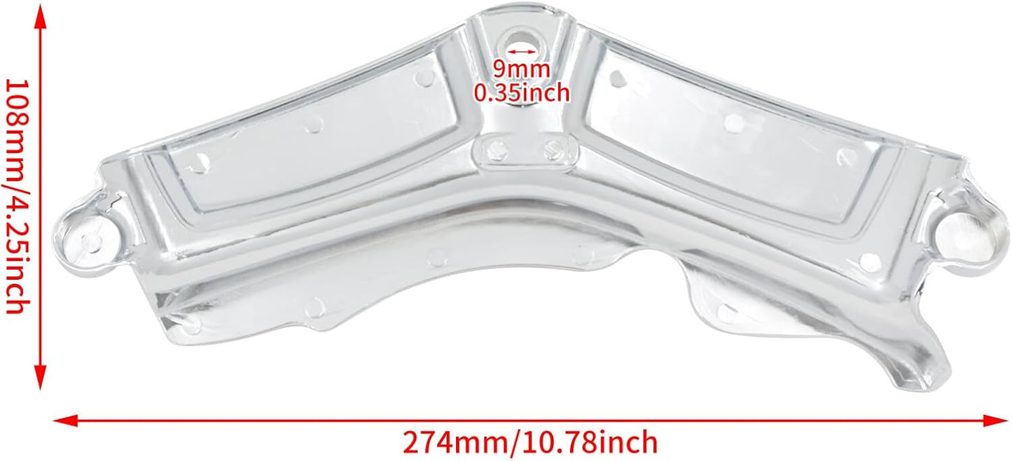ya 4 8.24 baidi Chrome Cylinder Base Engine Cover for Harley Touring Street Road Glide 2017-2023