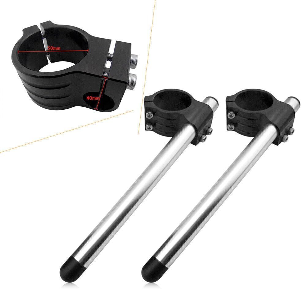 ya 14 9.20 zhengce 2x 50mm Clip On Ons Handlebars Set Fit for Suzuki GSXR 600 750 1000 TL1000R-1