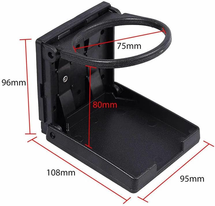 ya 6 8.14 2PCS Universal Car Van Folding Cup Holders Drink Holders Vehicle Boat Marine RV