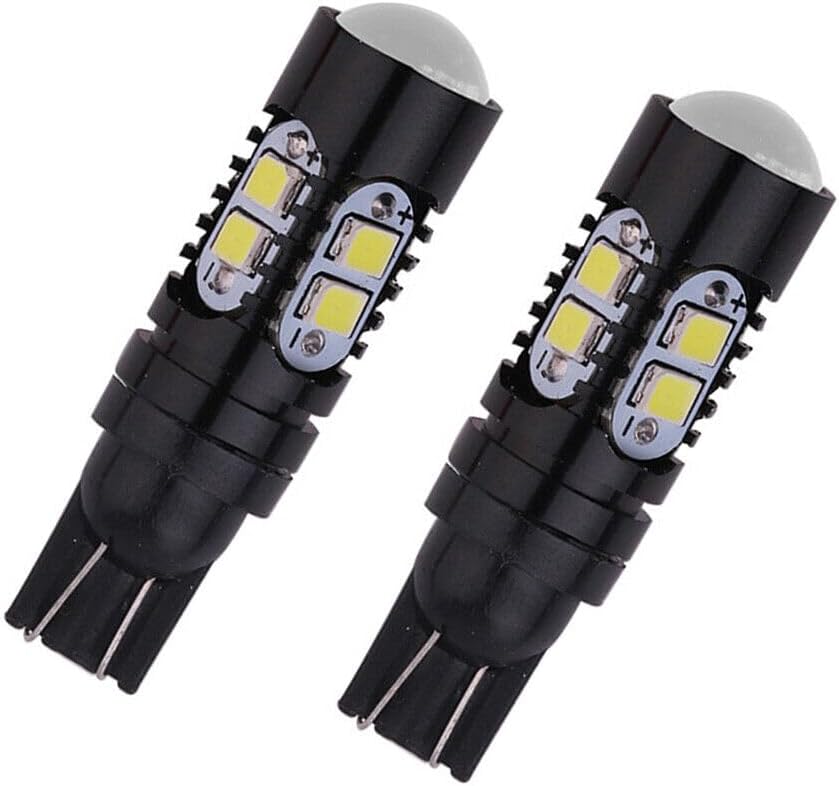 ya 4 8.10 Auto T10 2323 10-SMD LED Bulbs Bright Lights White Lamps 12V 24V