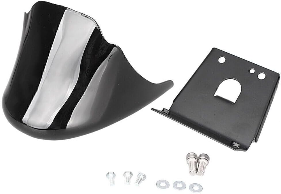 ya 4 8.10 Front Lower Spoiler Chin Gloss Black Fit for Harley-Davidson Sportster XL883 XL1200