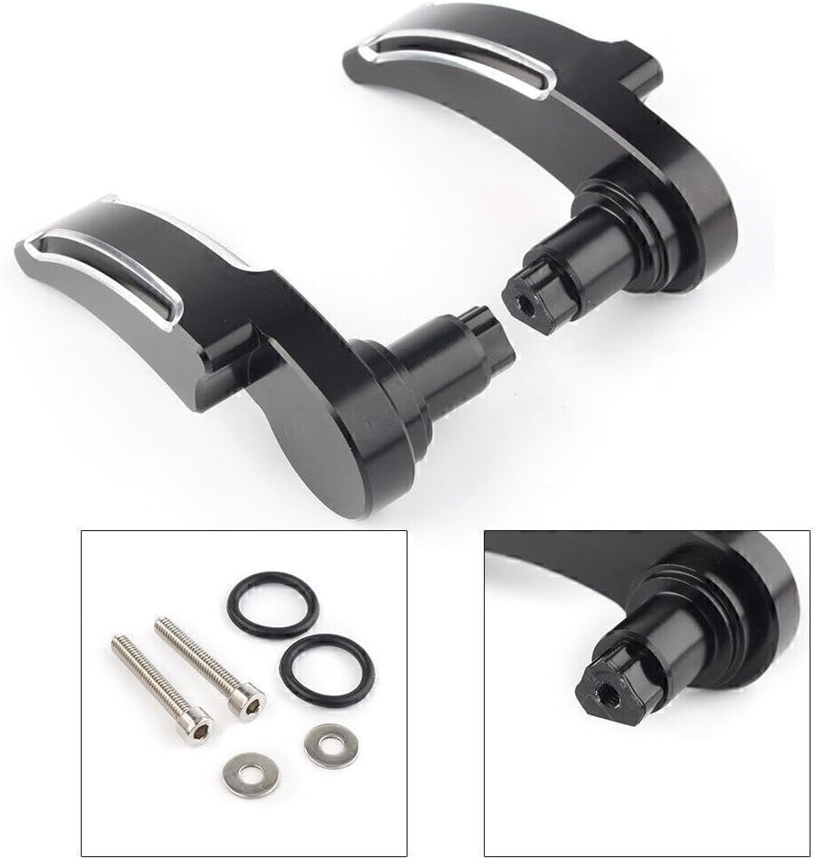 ya 12 10.8 baidi Black Saddlebag Latch Lid Lifter Fit for Harley Electra Glide Street Glide 2014-2017