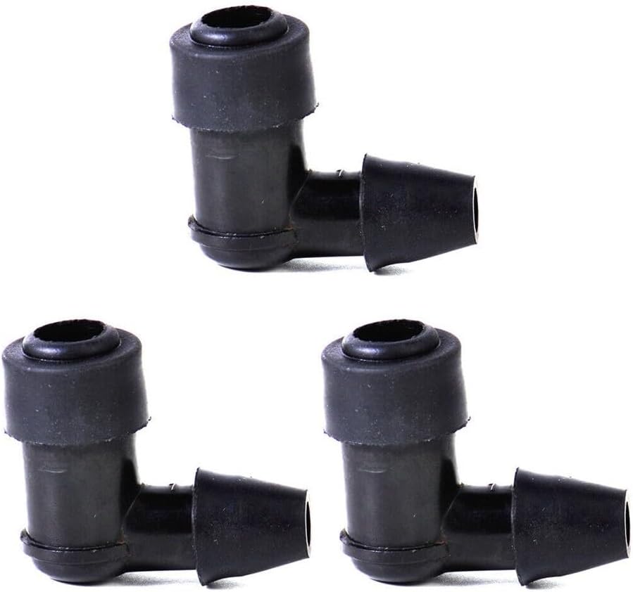 ya 4 8.8.2 3x 90 Degree Non Resistor Plug Cap Cover fit for Motorcycle Dirt Bike ATV