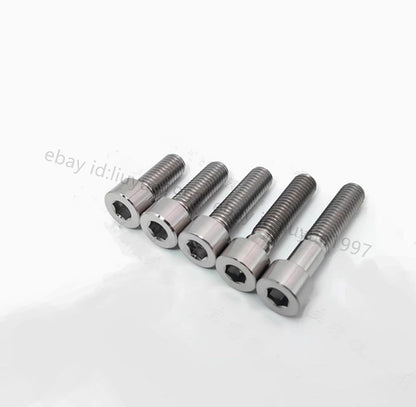 ya 16 10.20 baidi 1 Pcs #1/4-20 Long Titanium Ti Screw Bolt Allen Hex Socket Cap Head GR5-1