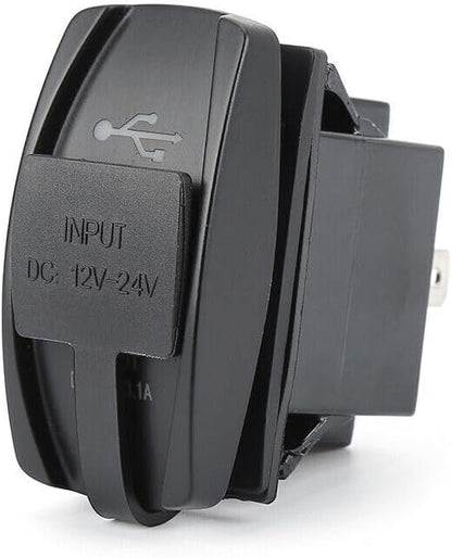 ya 5 8.24 baidi Car Charger Dual USB Socket Power Outlet Phone Charging LED Voltmeter