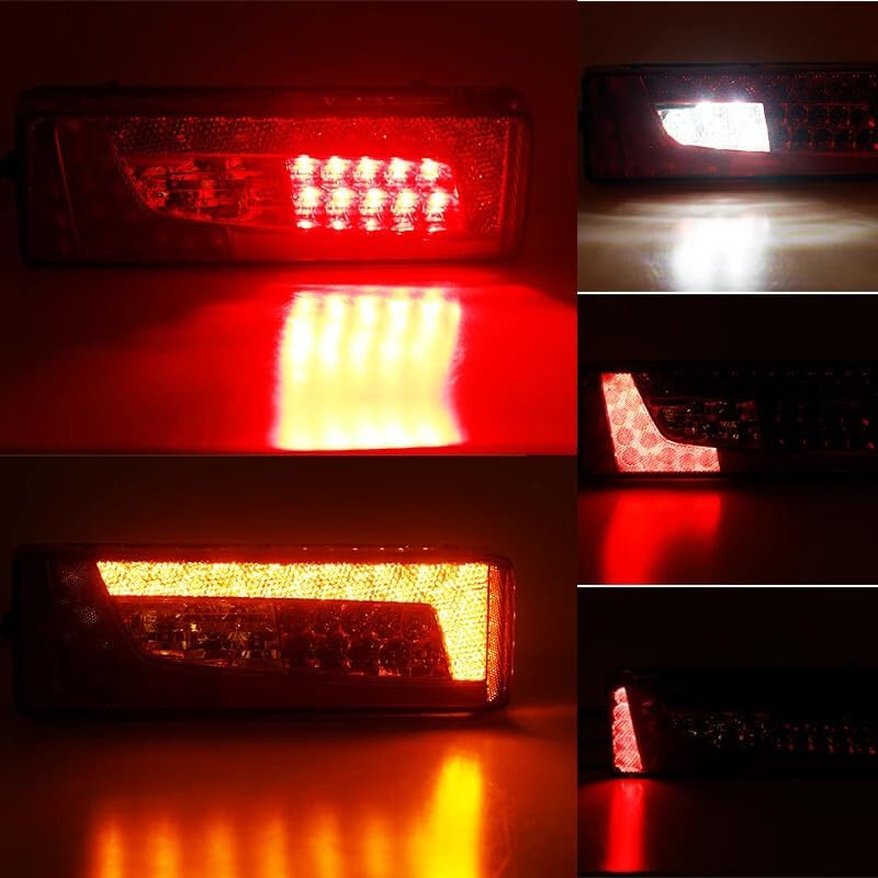 ya 10 9.16 zhengce Pair 24V LED Tail Light Combination for Scania G400 G450 Heavy Truck with b