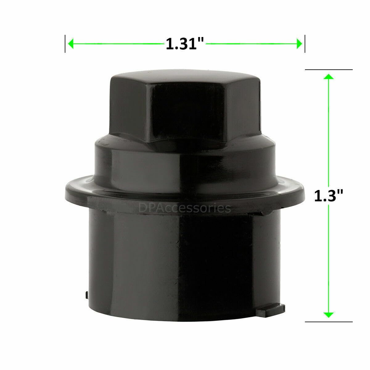 ya 10 9.16 baidi 20PCS Black Plastic Wheel Lug Nut Caps Replace Kits Fit for GM 9593028 9593228