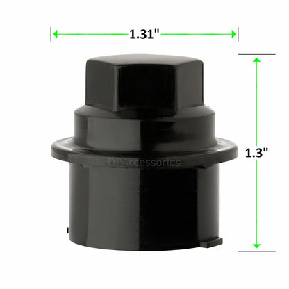 ya 10 9.16 baidi 20PCS Black Plastic Wheel Lug Nut Caps Replace Kits Fit for GM 9593028 9593228