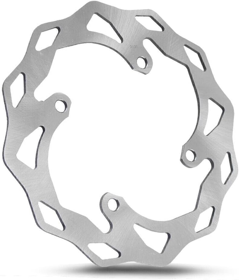ya 13 9.15 baidi Rear Brake Disc Rotor Fit for Kawasaki KX125 2003-2005 & KLX450R 2007-2016 Silver