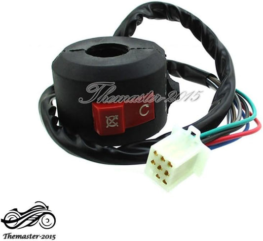 ya 5 8.10 8 Wire ATV Kill Light Start Switch Chinese 50cc 70cc 90cc 110cc Kazuma ATV Quad