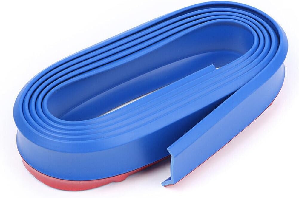 ya 4 8.14 Auto Lower Lip Protective Strip/Auto Bumper Skirts Rubber Anti-Scratch 2.5M Blue