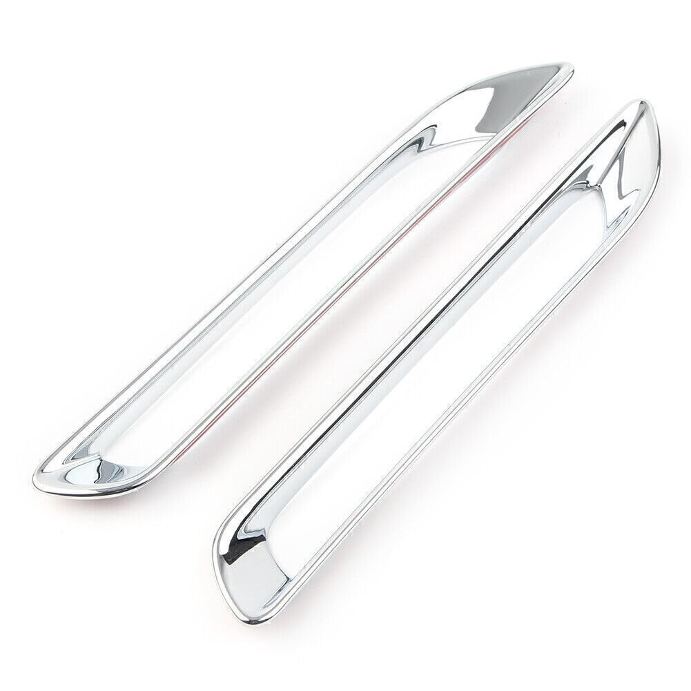 ya 6 8.14 Chrome Rear Fog Light Lamp Cover Trim Decoration Fit for Toyota RAV4 2019 2020 ABS