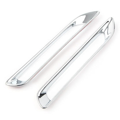 ya 6 8.14 Chrome Rear Fog Light Lamp Cover Trim Decoration Fit for Toyota RAV4 2019 2020 ABS